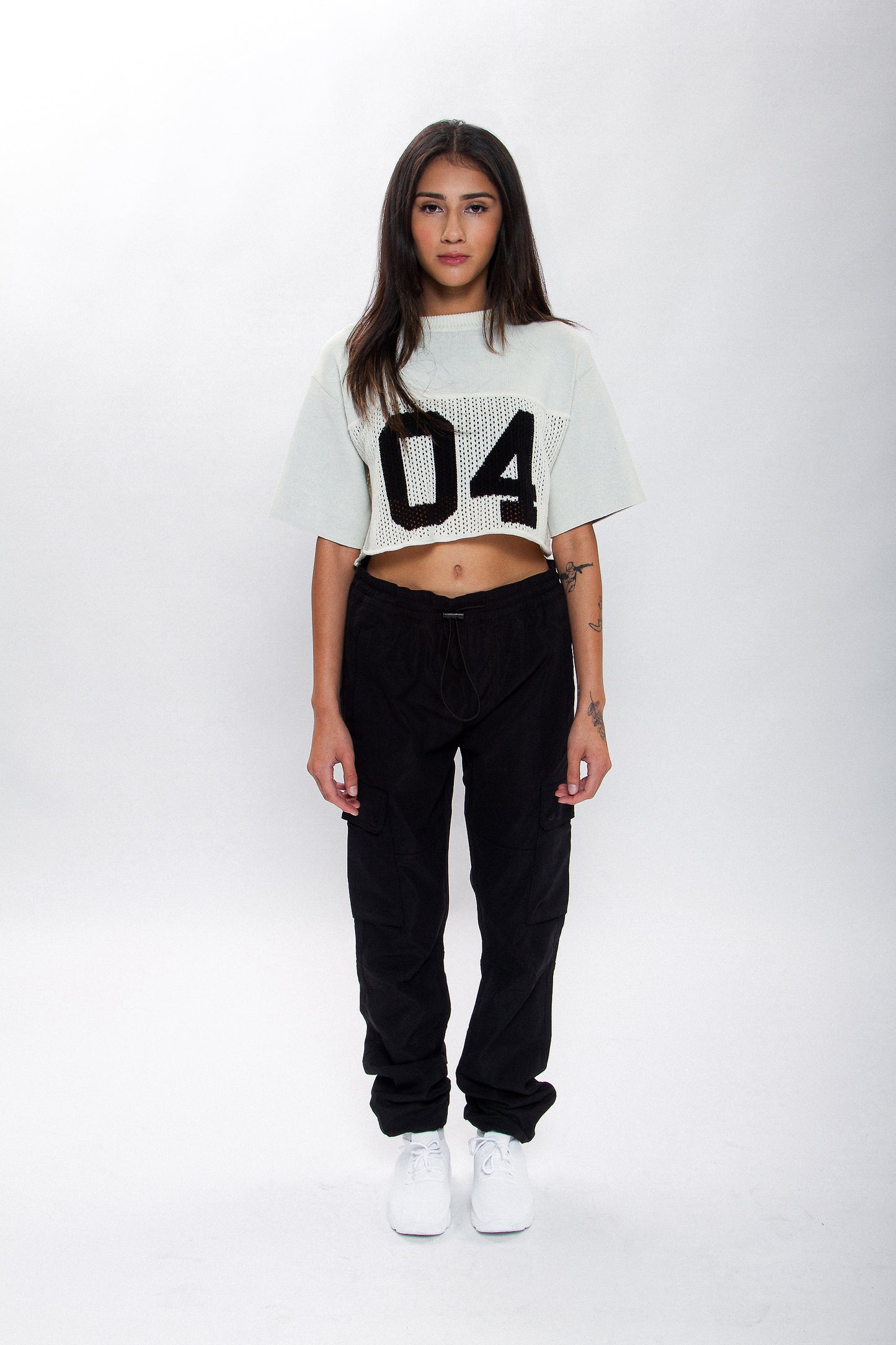 Cropped Vintage Knitted Jersey